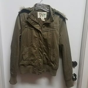 Roxy Army Green Jacket Large